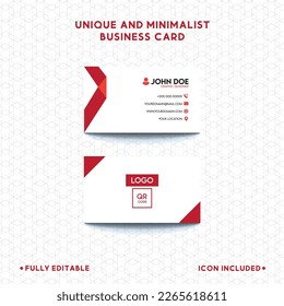 Unique Business Card Fully Editable