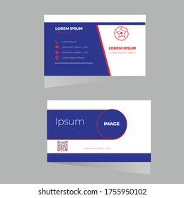 Unique business card name card tag card visiting Card design with vector file