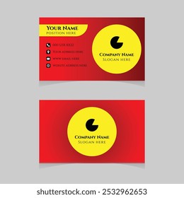 design exclusivo de vetor de cartão de visita.