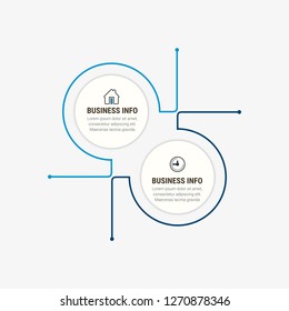 Unique Business Infographics. Vector infographic element. - Vector