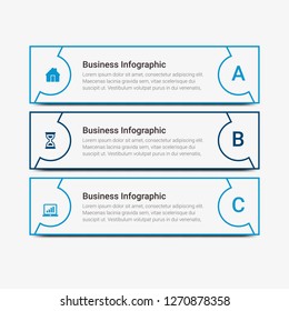 Unique Business Infographics. Vector infographic element. - Vector