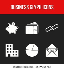 Unique Business vector icon set for commercial use