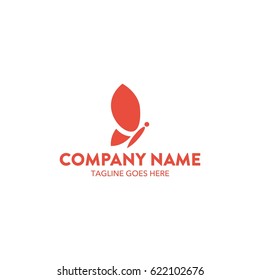 Unique Butterfly Logo