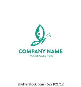 Unique Butterfly Logo
