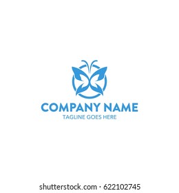 Unique Butterfly Logo