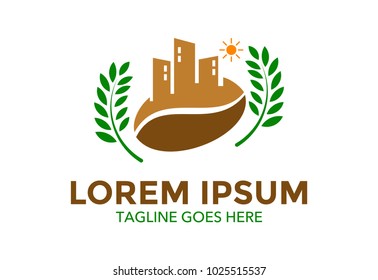 Unique cafe logo. conceptual. vector illustration