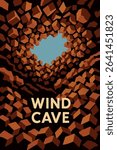 The unique calcite crystal formations inside Wind Cave National Park create an awe-inspiring sight, with their intricate patterns and shimmering surfaces reflecting the beauty of this wonder