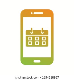 Einzigartiges Calendar-App-Vektorillustration-Symbol