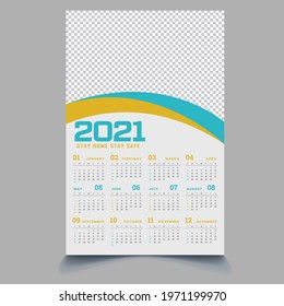 Unique Calendar design of 2021
