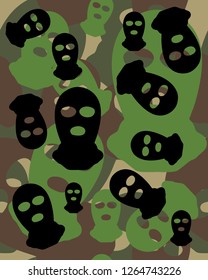 Unique camouflage design.Vector illustration