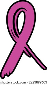 Unique Cancer Ribbon Awareness - (Editable file) Vector Illustration