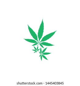 unique cannabis icon logo vector 