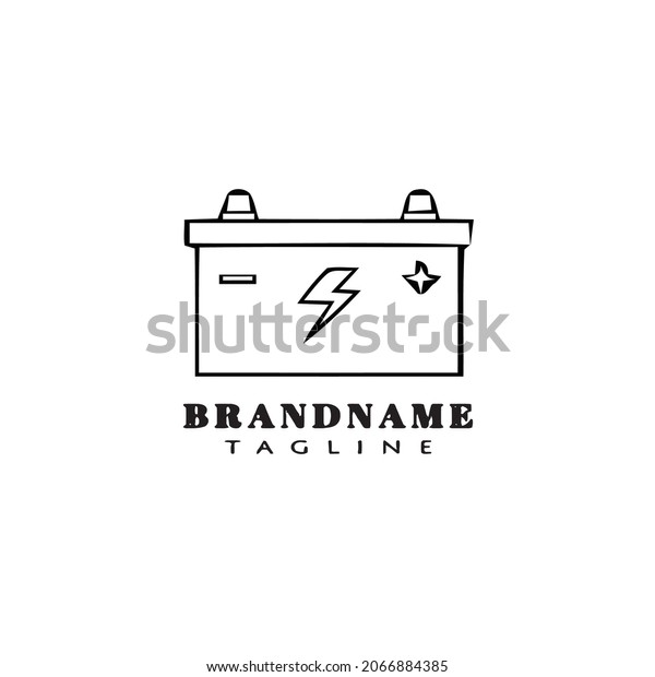unique car battery logo icon modern template
vector illustration