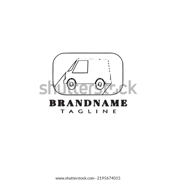 unique car logo cartoon icon design template\
black modern isolated vector\
illustration