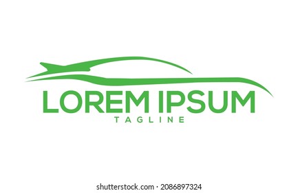 Unique car logo Modern and minimalist vector and abstract logo