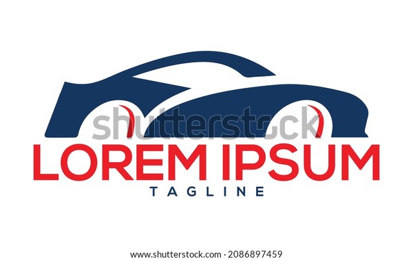 Unique car logo Modern and minimalist vector and\
abstract logo