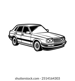 unique car vector art and illustration 