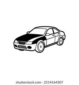 unique car vector art and illustration 