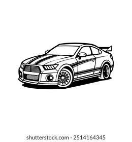 ilustração e arte vetorial de carro exclusivo 