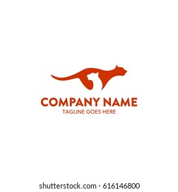 Unique Cat Logo