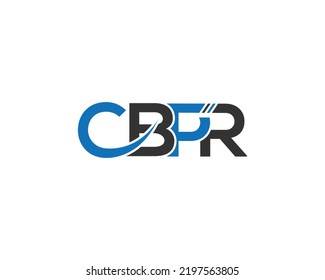 Unique CBPR Letter Logo Design Creative Vector Symbol illustration.