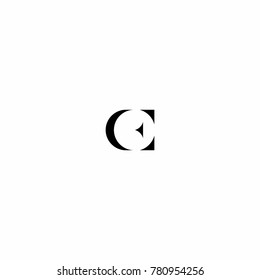 Unique CE Initial Letter Logo Vector