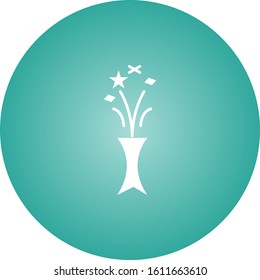 Unique Celebrations Vector Glyph Icon