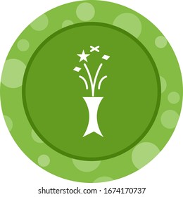 Unique Celebrations Vector Glyph Icon