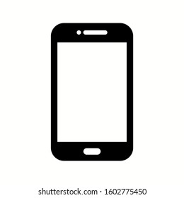 Unique Cell Phone Vector Glyph Icon