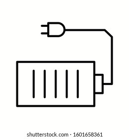 Unique Cell And Plug Vector Line Icon