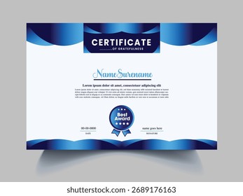 unique certificate designs nice template
