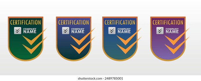 Unique Certified Badge Design for Practitioner.