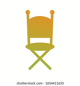 Vektorillustration mit eigenem Stuhl - Symbol