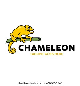 Unique chameleon logo