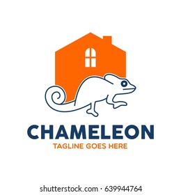 Unique chameleon logo