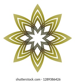 unique character with flower symbol