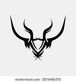 unique and character tattoo vector illustration