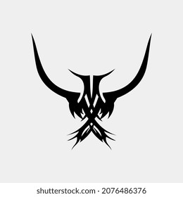 unique and character tattoo vector illustration