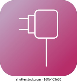 Unique Charger Vector Line Icon