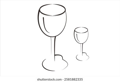 Unique charming glass image for logo