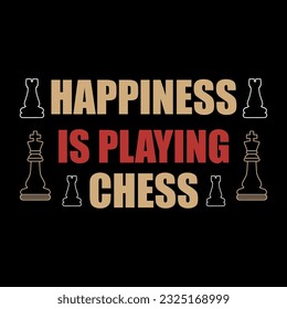 Unique chess t-shirt design idea.