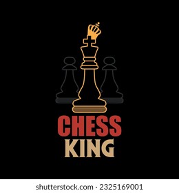 Unique chess t-shirt design idea.