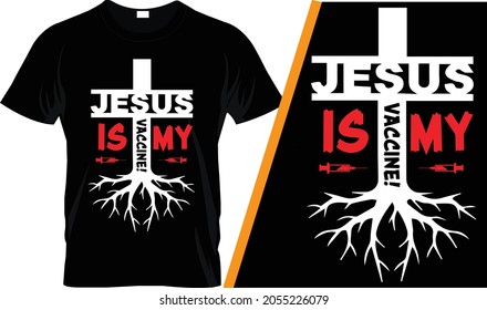 Unique Christ typography t-shirt design.