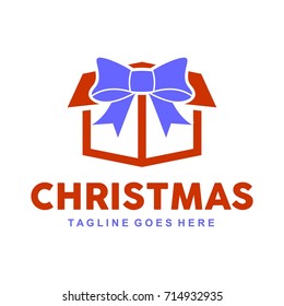Unique Christmas Logo Template