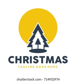 Unique Christmas Logo Template