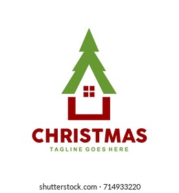 Unique Christmas Logo Template