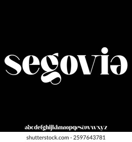 Unique chubby lowercase alphabet retro style display font vector