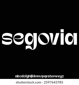 Unique chubby lowercase alphabet retro style display font vector