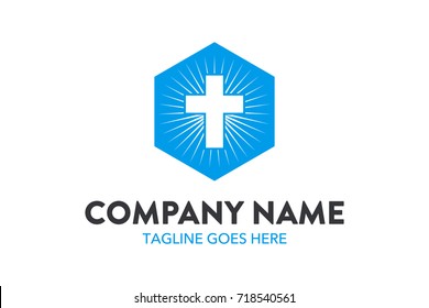 Unique Church Logo Template