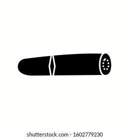 Unique Cigar Vector Glyph Icon